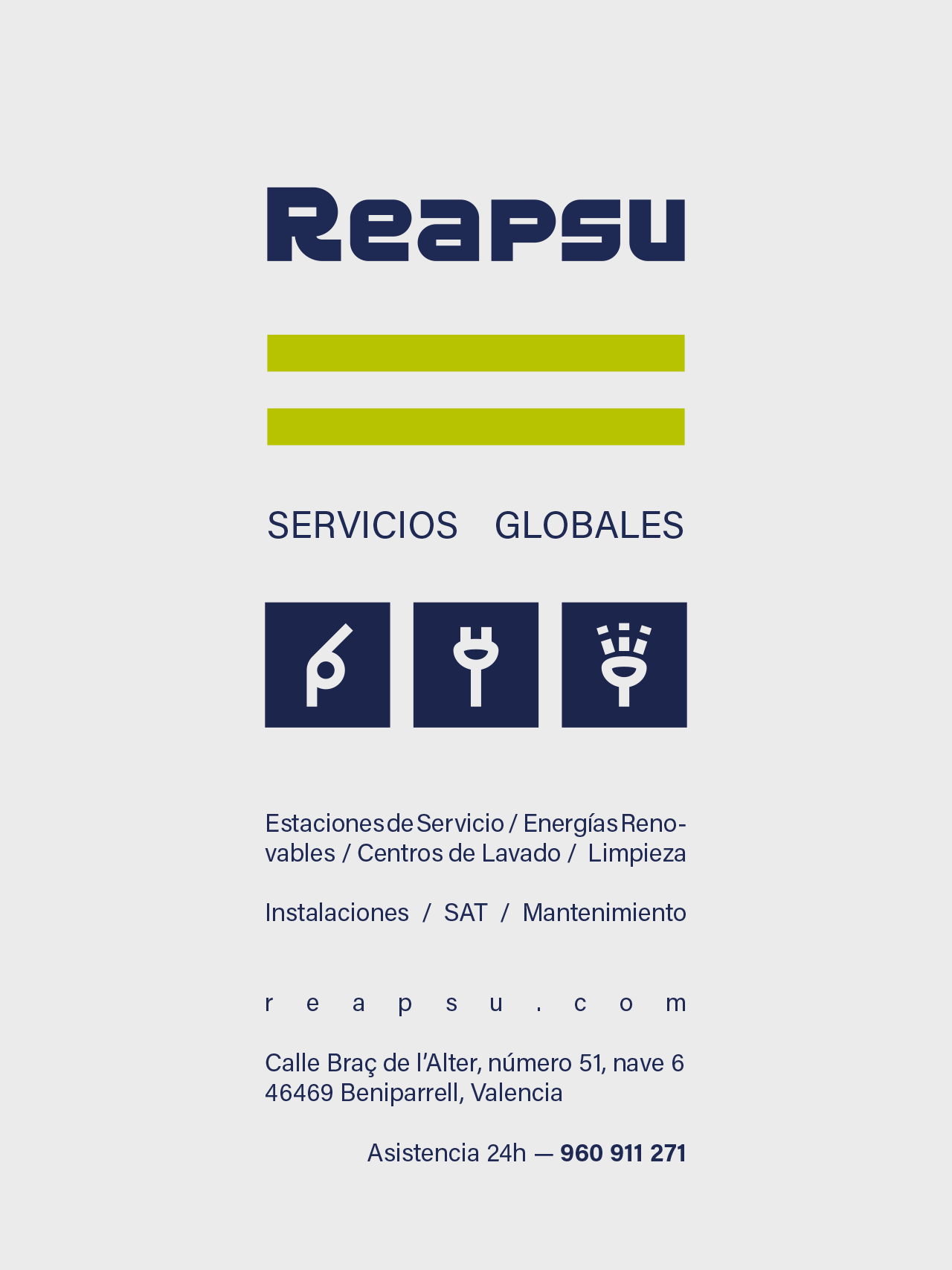 Diseño y comunicación promocional de los servicios Reapsu