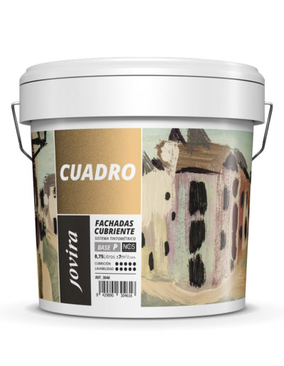 Diseño de envase de pintura para fachadas